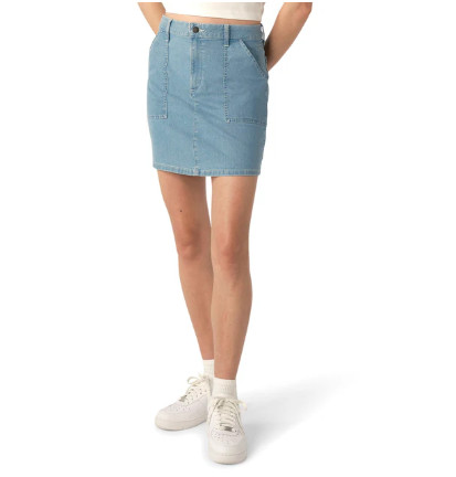 NIEBIESKA MINI SPÓDNICA JEANS