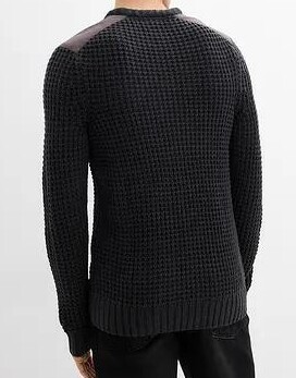 SWETER MĘSKI WKŁADANY PRZEZ GŁOWĘ DŁUGI RĘKAW