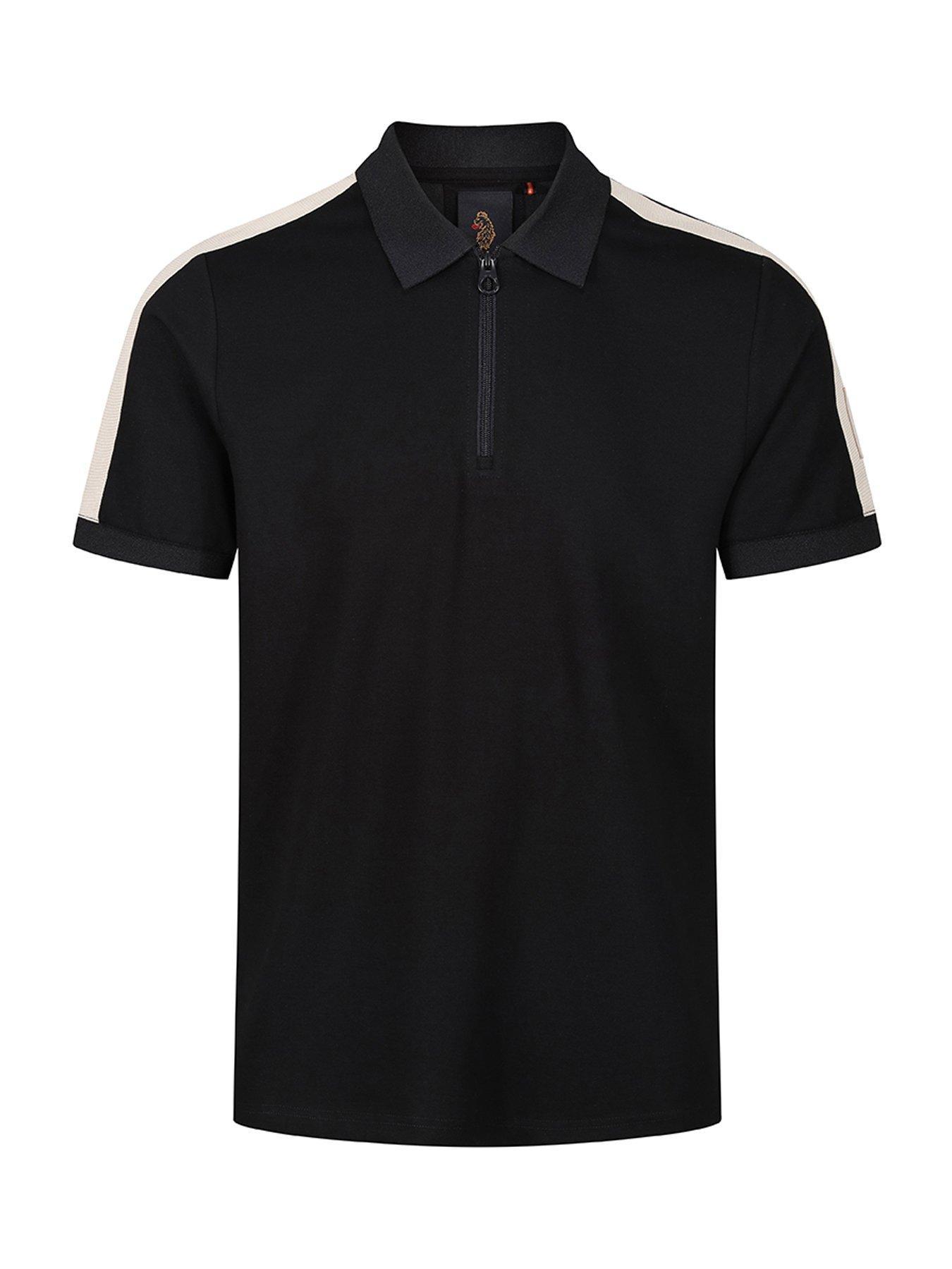 LUKE KOSZULKA POLO Z ZAMKIEM 
