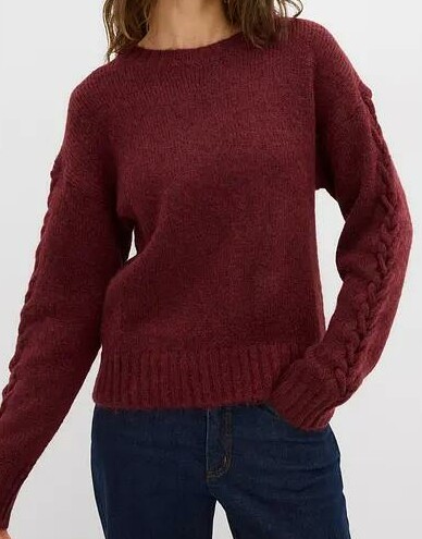 SWETER Z DŁUGIM RĘKAWEM