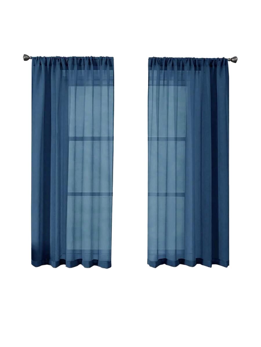 niebieskie zasłony 2-pack