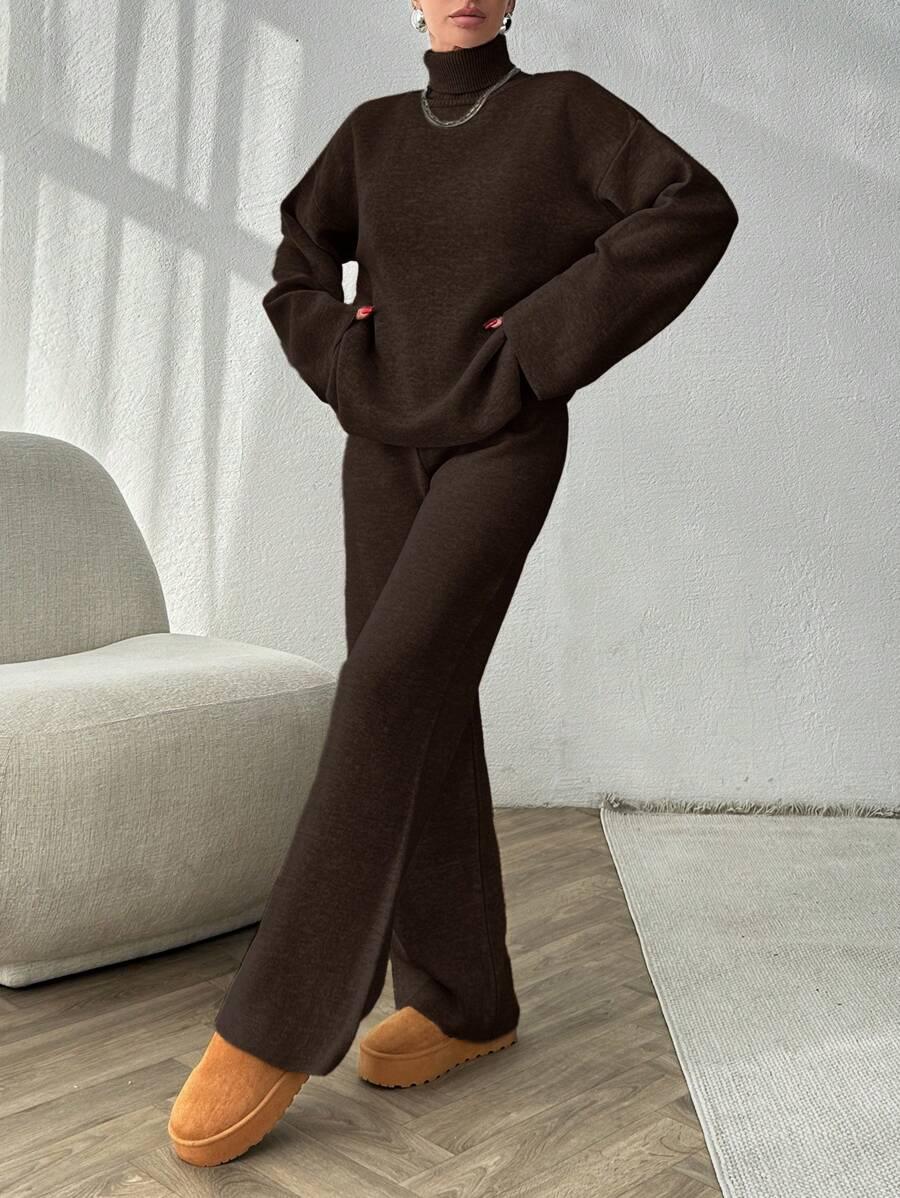 sweter spodnie komplet