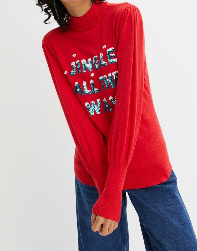 SWETER Z NAPISAMI