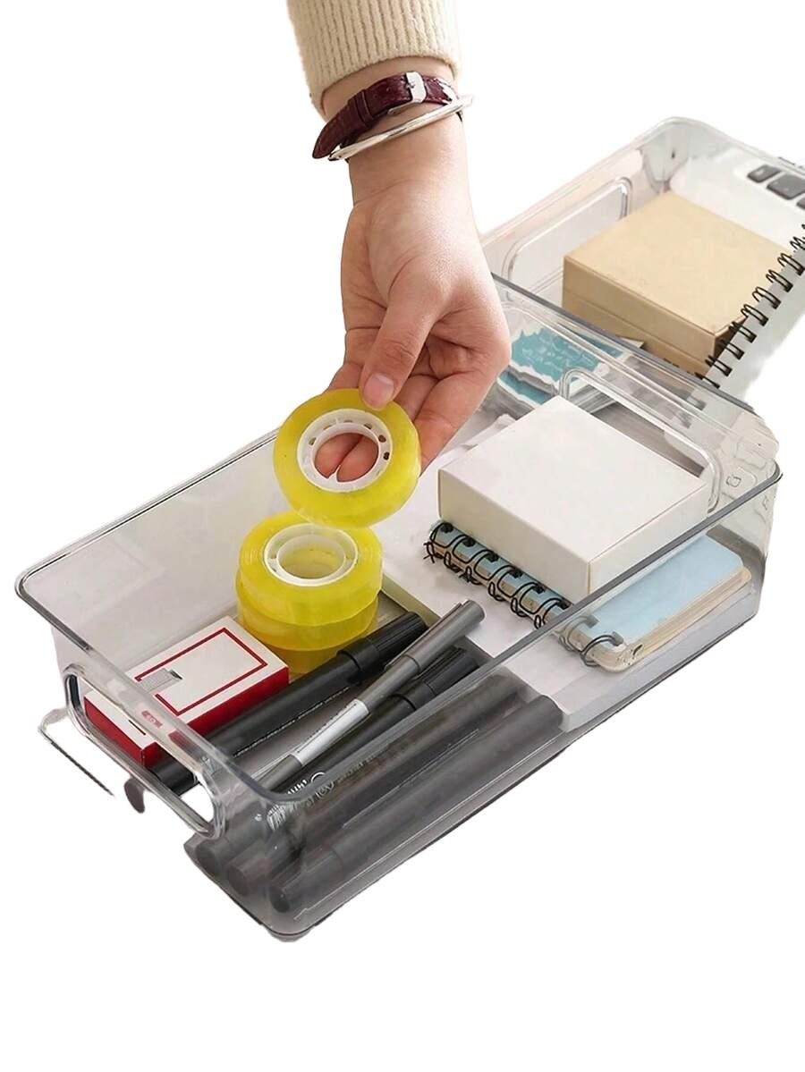 bezbarwny plastikowy organizer