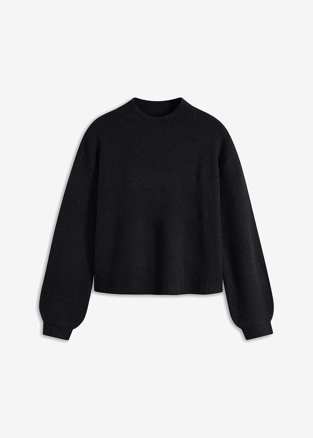 SWETER DAMSKI STÓJKA REGULAR DŁUGI RĘKAW