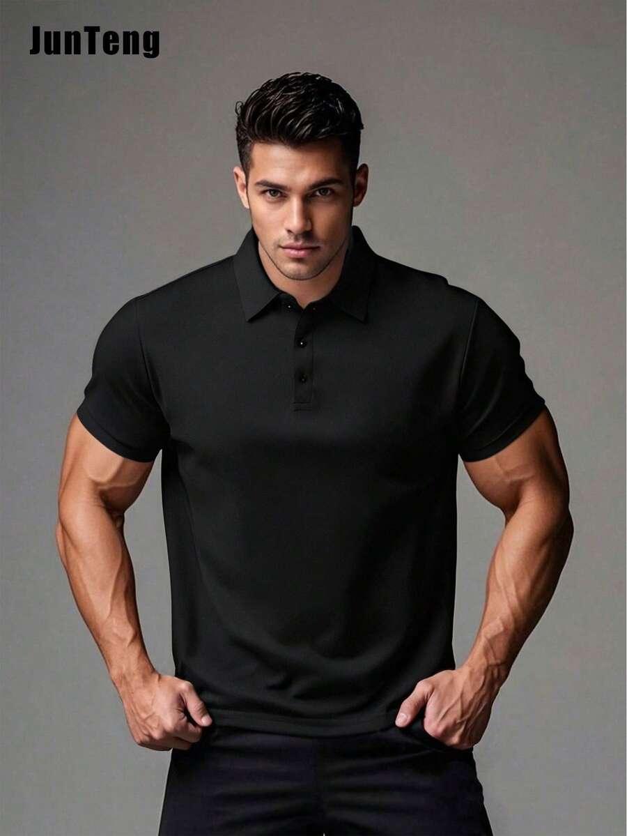 CZARNA KOSZULKA POLO