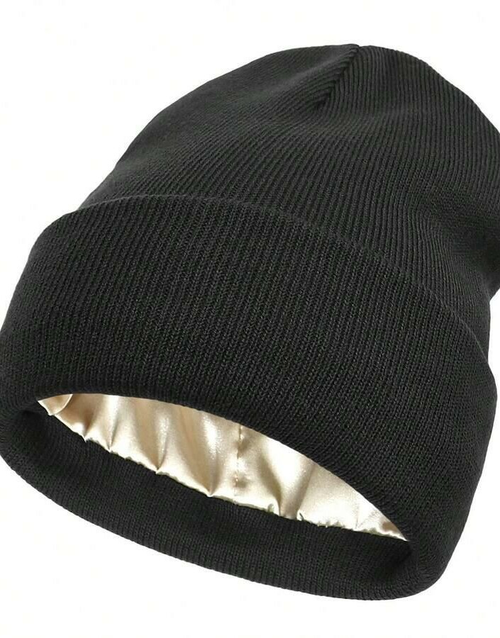 czarna czapka beanie