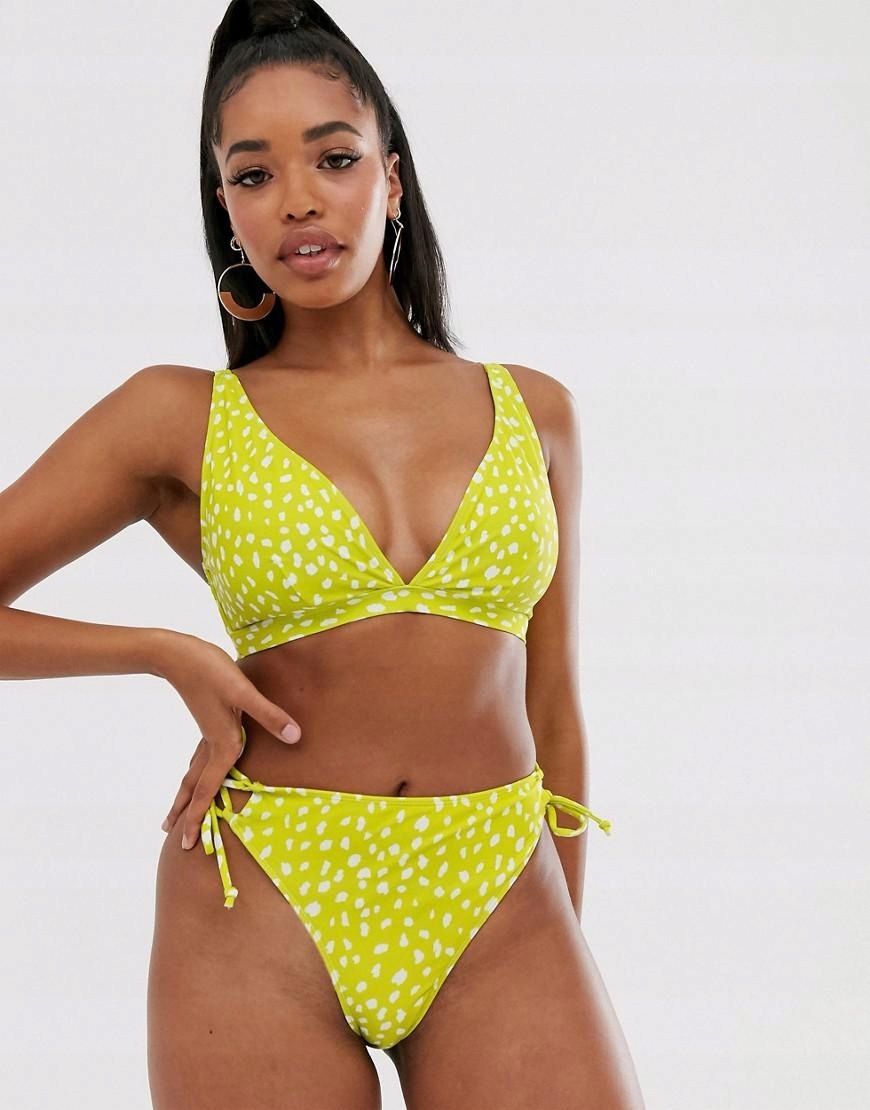 dół od bikini wiązanie print