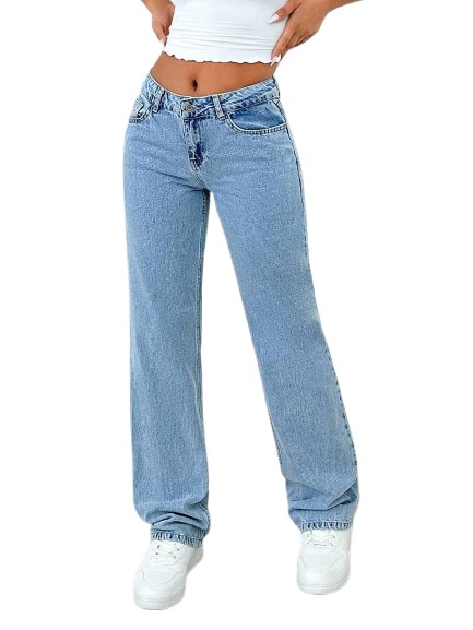 NIEBIESKIE SPODNIE JEANS 