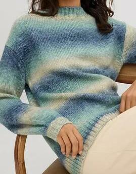 SWETER Z DŁUGIM RĘKAWEM