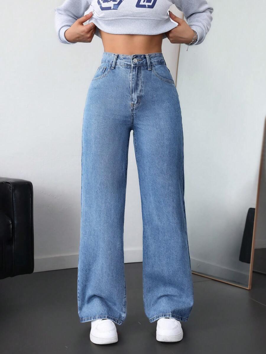 NIEBIESKIE SPODNIE JEANS