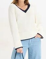 SWETER DAMSKI SEREK V REGULAR