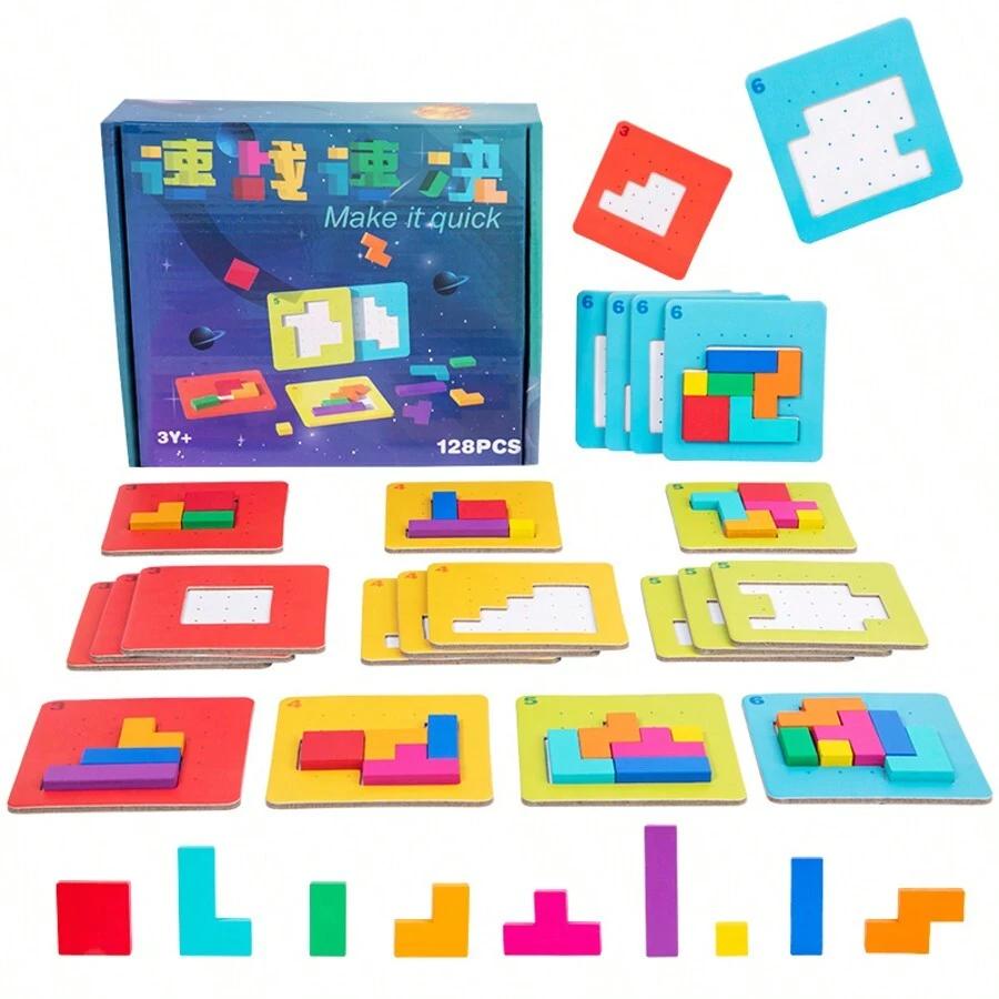Drewniane puzzle gra