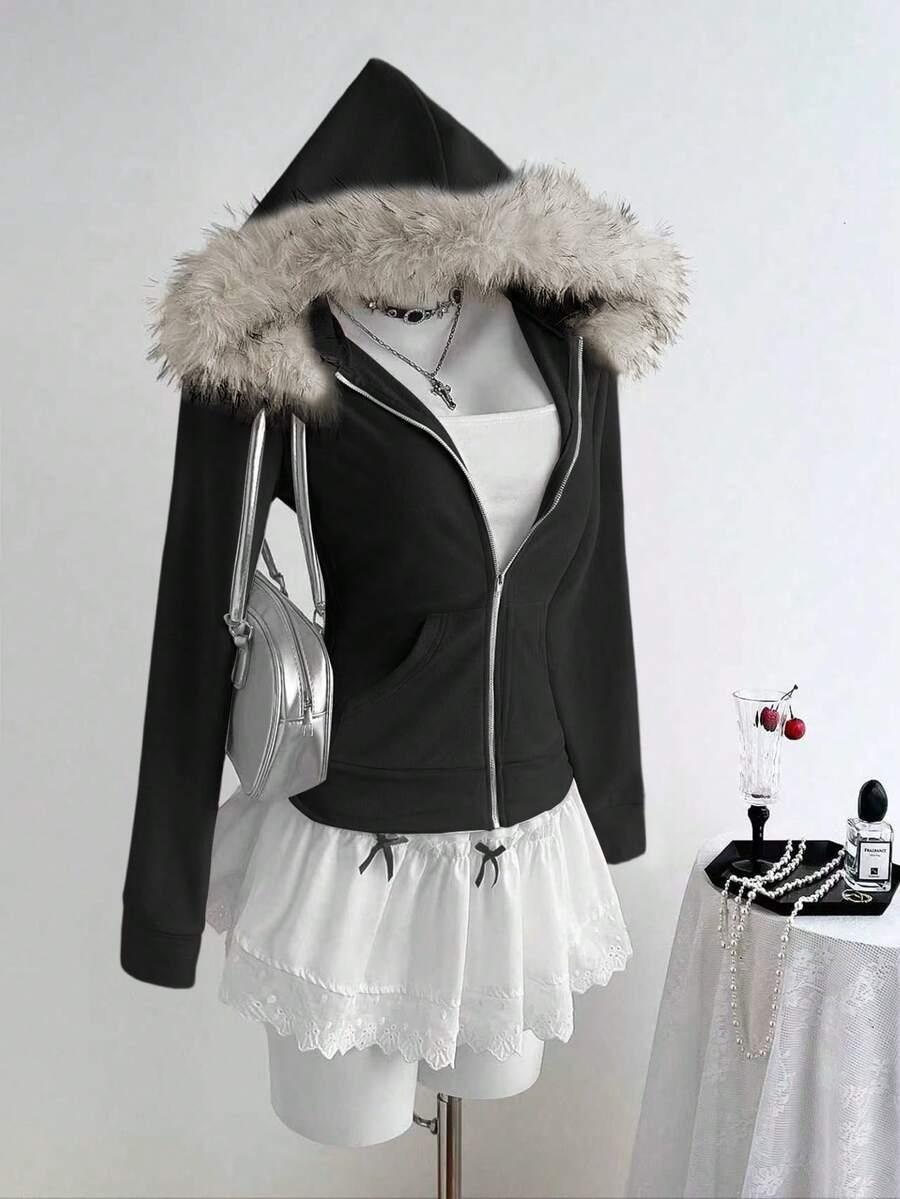 czarna bluza kaptur 