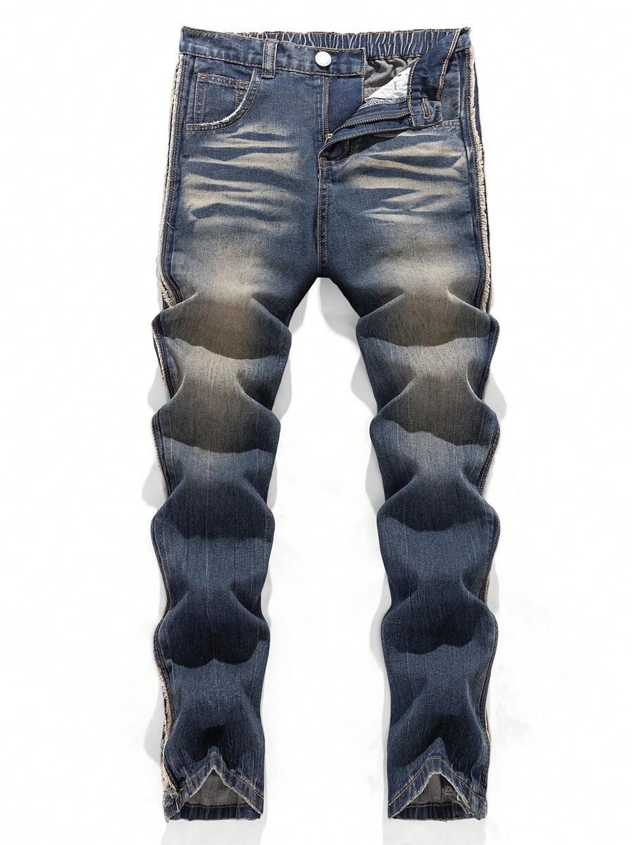 NIEBIESKIE SPODNIE JEANS