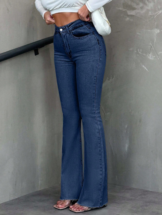 spodnie jeans dzwony