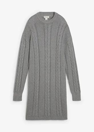 SUKIENKA PLUS SIZE DZIANINOWA Z DŁUGIM RĘKAWEM 