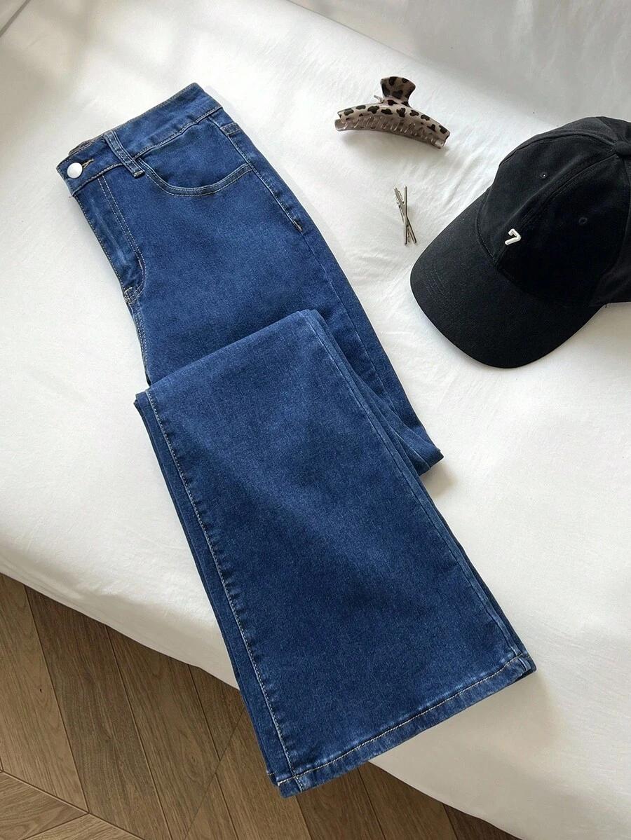 SPODNIE FLARE JEANS WYSOKI STAN