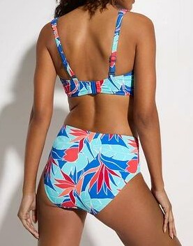 DÓŁ OD BIKINI ROŚLINNY WZÓR