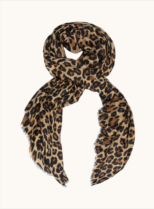 szal wzór leopard