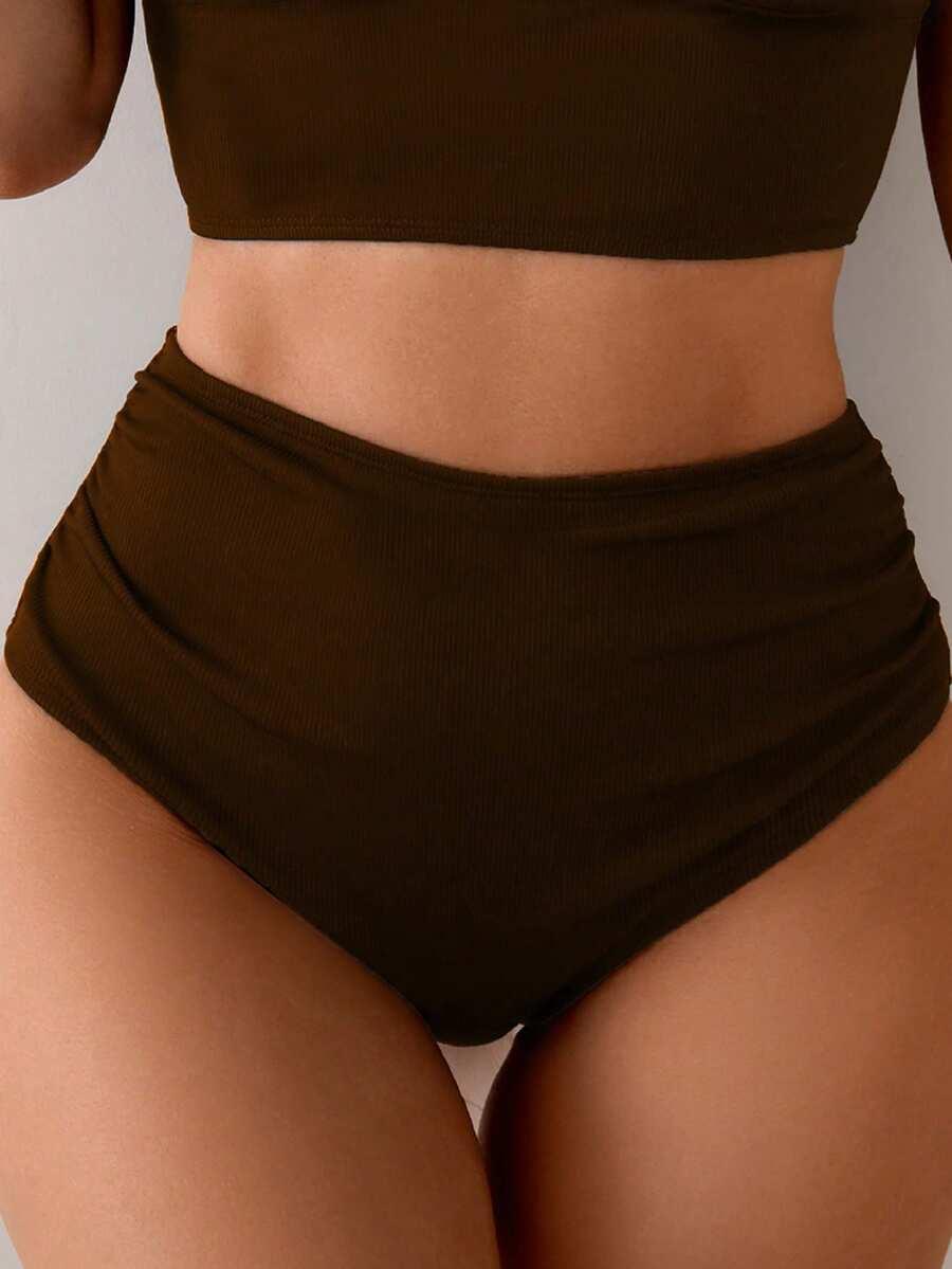 brązowy dół od bikini