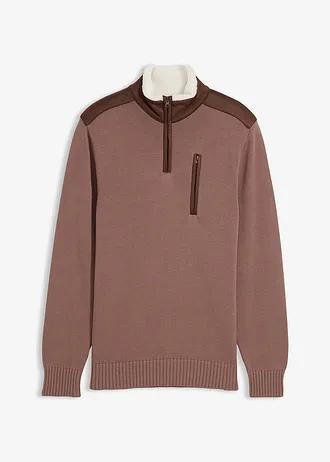 SWETER MĘSKI PÓŁGOLF