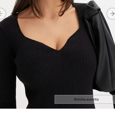 SWETER PRĄŻKOWANY CZARNY