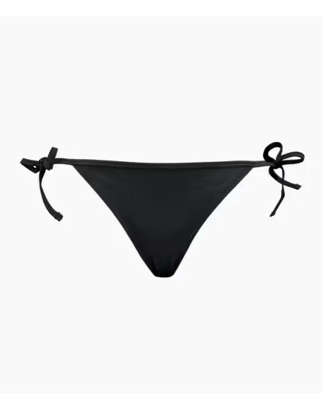 CZARNY DÓŁ OD BIKINI wiązanie logo