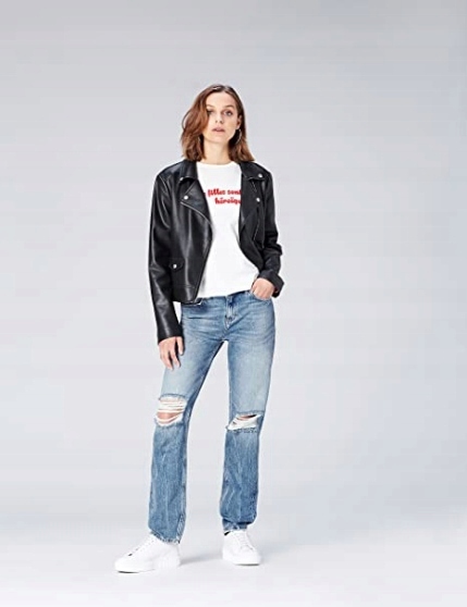 NIEBIESKIE SPODNIE JEANS