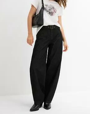 JEANSY DAMSKIE PLUS SIZE WYSOKI STAN BAWEŁNA