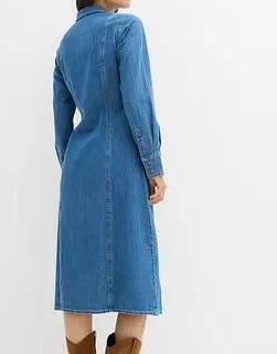 SUKIENKA JEANSOWA MIDI