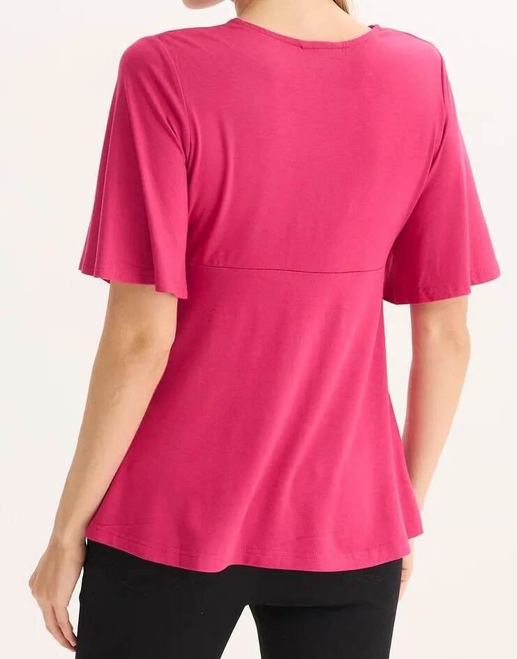 BLUZKA DAMSKA PLUS SIZE LUŹNA WISKOZOWA 