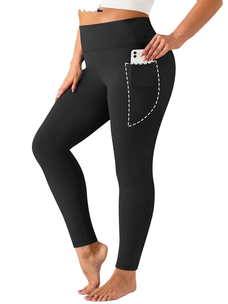 CZARNE LEGGINSY WYSOKI STAN