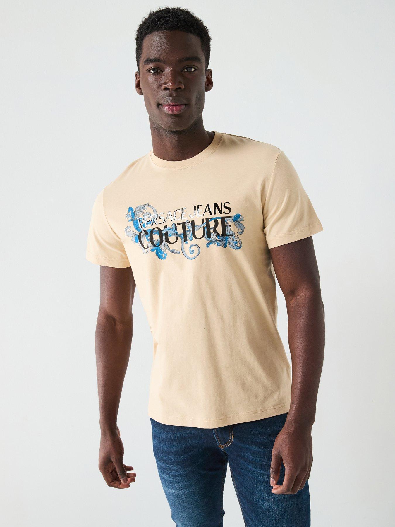 VERSACE JEANS COUTURE T-SHIRT LOGO SLIM FIT 78GAHC05