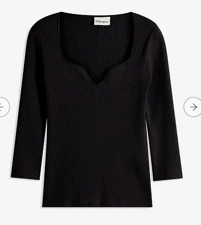 SWETER PRĄŻKOWANY CZARNY