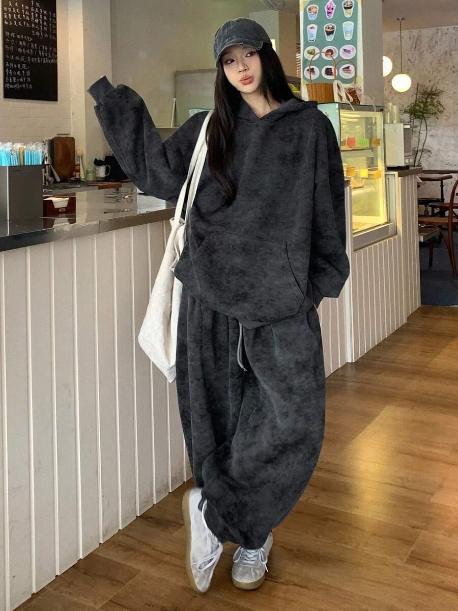 BLUZA SPODNIE KOMPLET DRESOWY