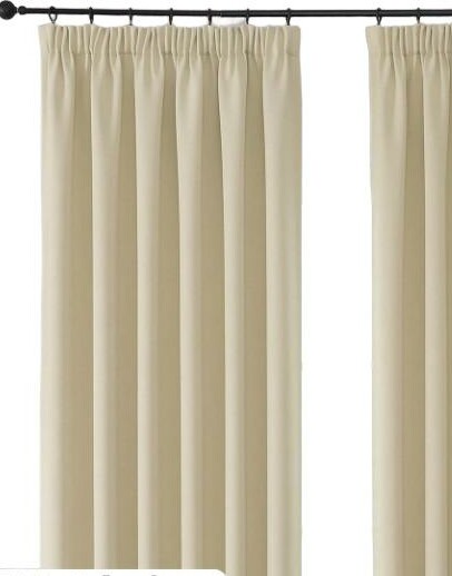 kremowe ZASŁONY 2-PACK