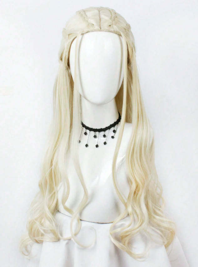 BLOND peruka włosy syntetyczne