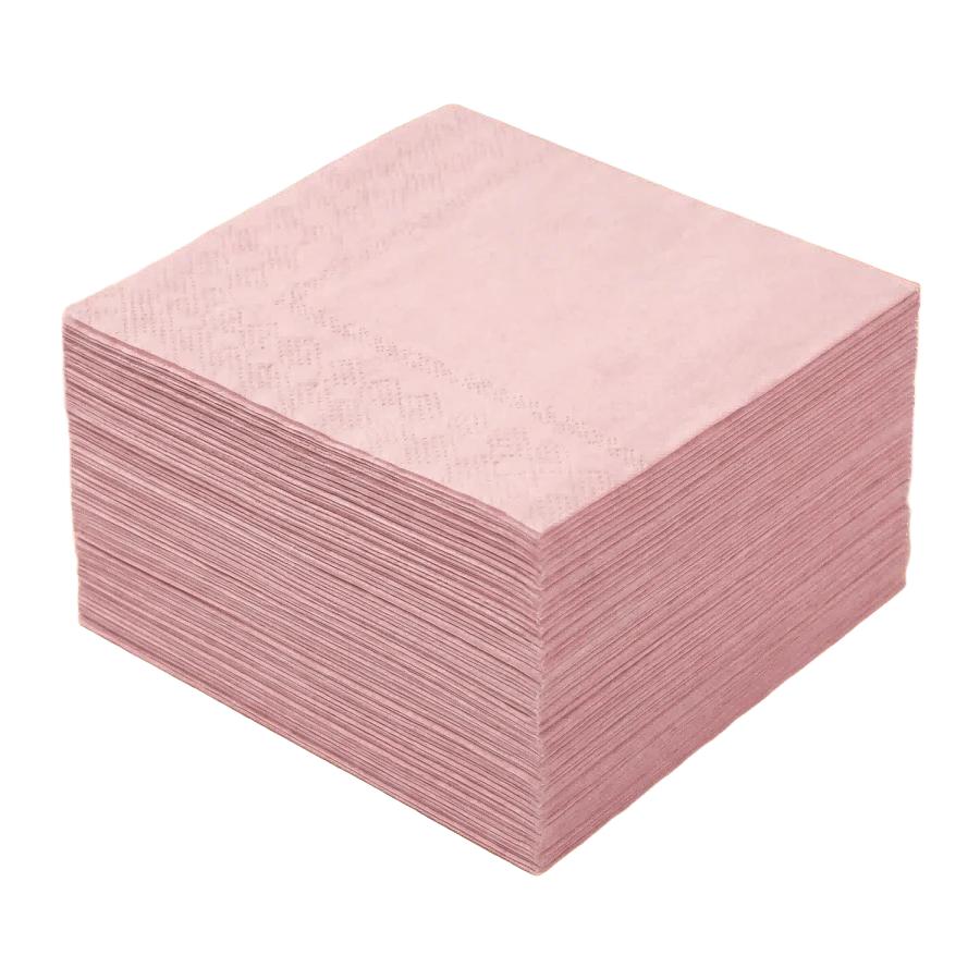różowe serwetki 50-pack