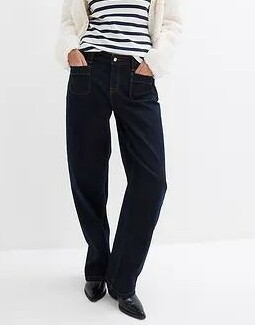 JEANSY DAMSKIE PLUS SIZE BAWEŁNIANE ŚREDNI STAN