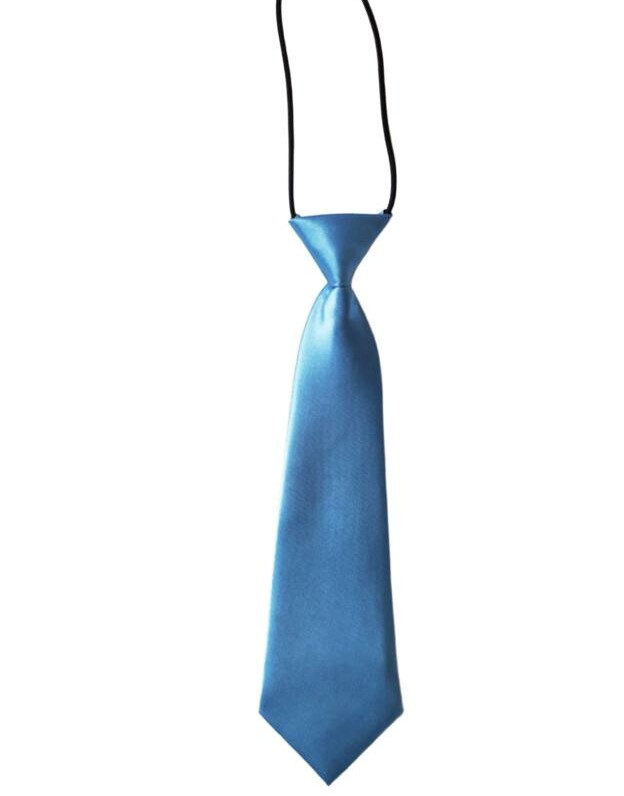 niebieski krawat gumka
