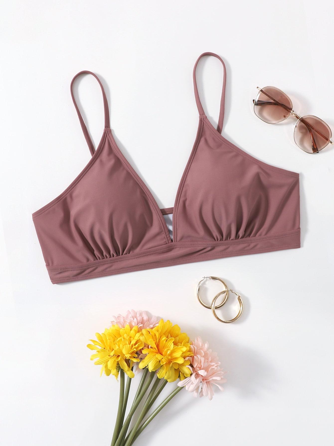różowa góra od bikini