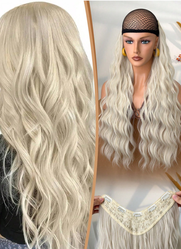 BLOND SYNTETYCZNE WŁOSY 