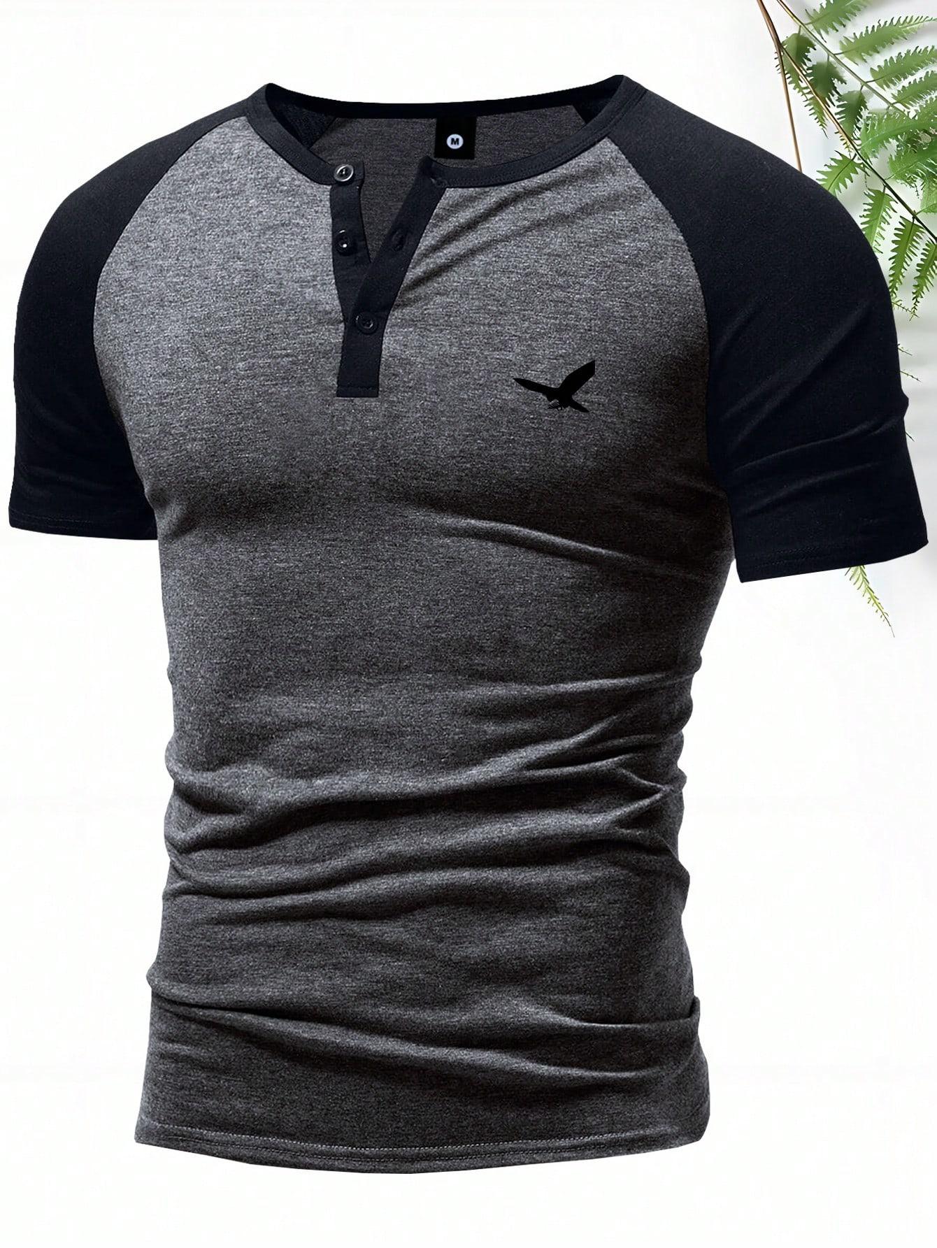 CZARNY T-SHIRT KRÓTKI RĘKAW