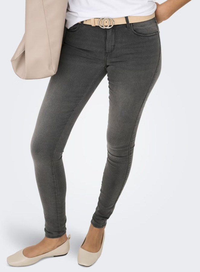 szare spodnie skinny jeans