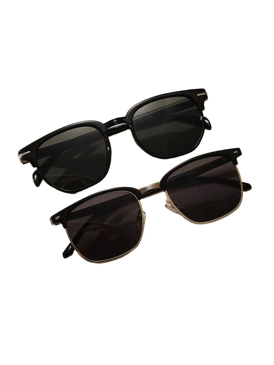CZARNE OKULARY PRZECIWSŁONECZNE 2-pack