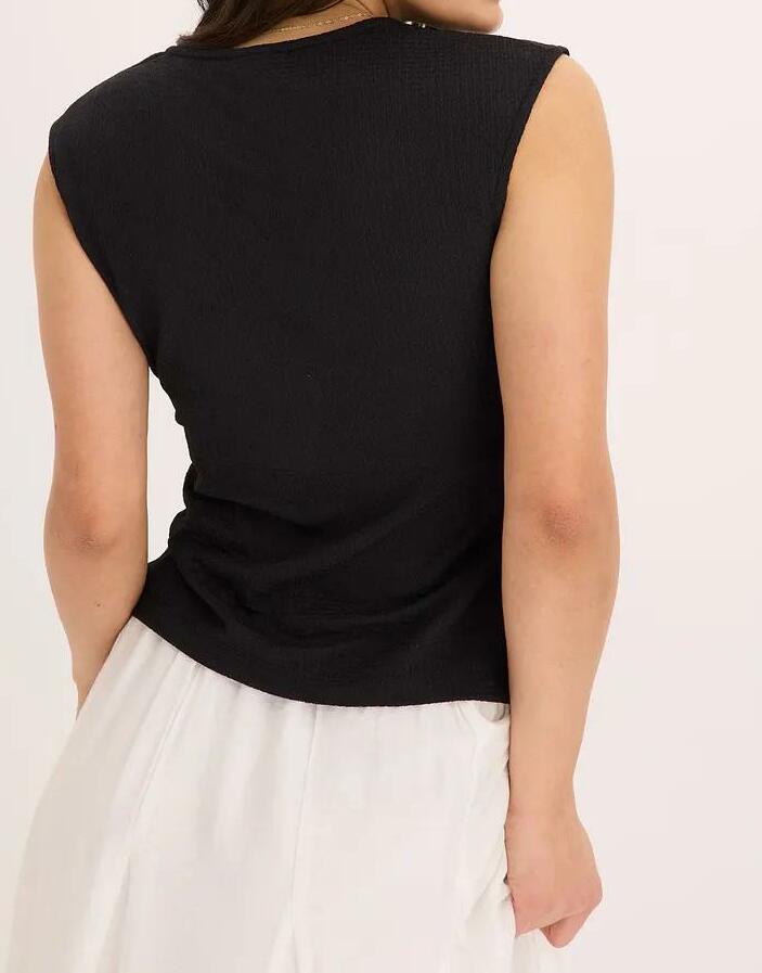 BLUZKA DAMSKA PLUS SIZE KOPERTOWY DEKOLT 
