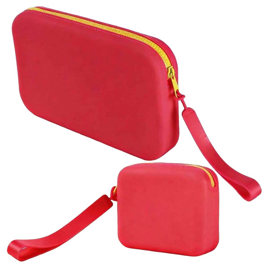 różowa kosmetyczka 2-pack
