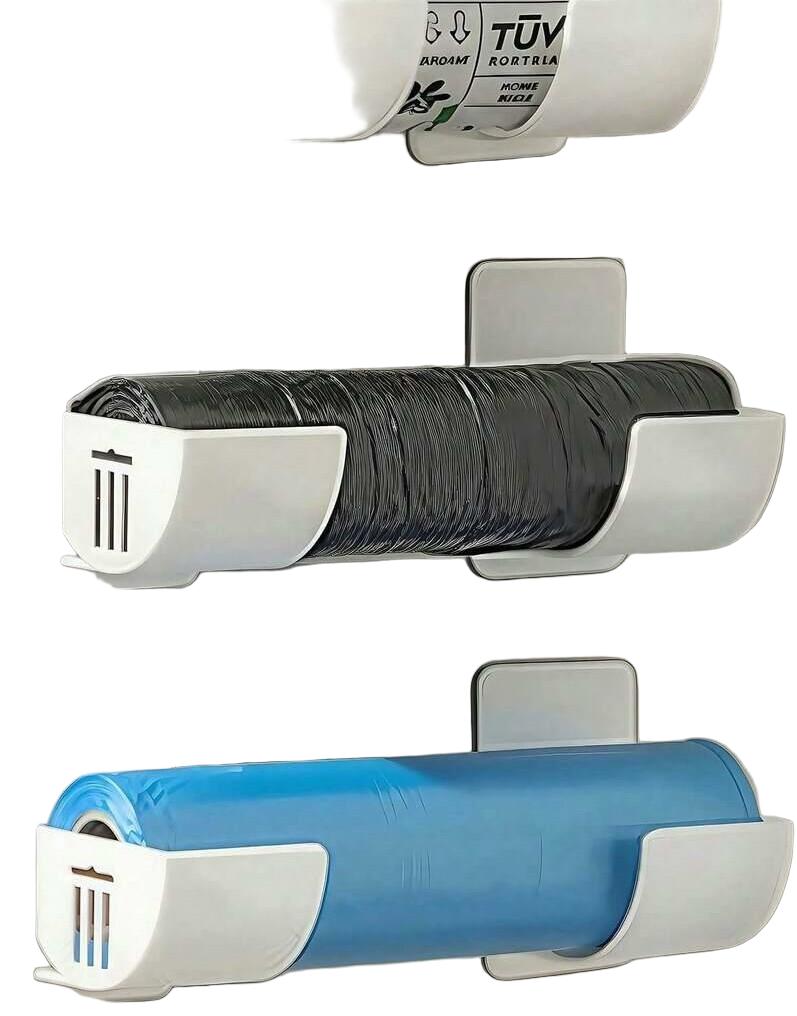 biały uchwyt na worki 2-pack