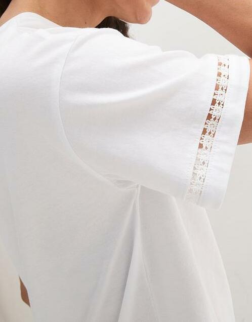 T-SHIRT LUŹNY DAMSKI